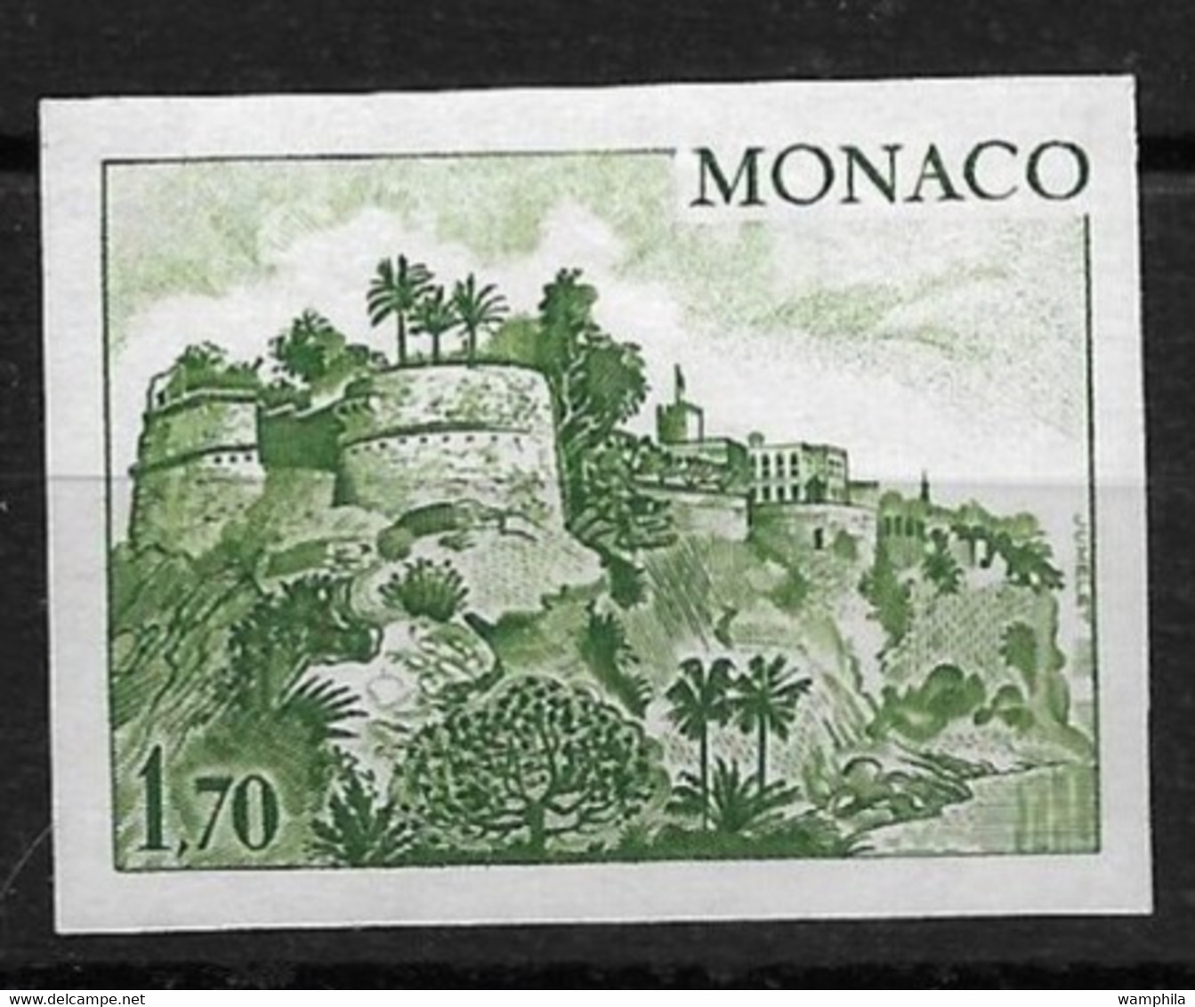 Monaco N°986/991** Non Dentelé Essai De Couleur. Série Des Monuments. - Variedades Y Curiosidades