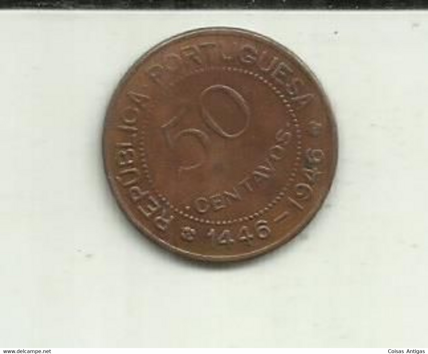 S-50 Centavos 1946 Guiné Bissau - Guinea-Bissau