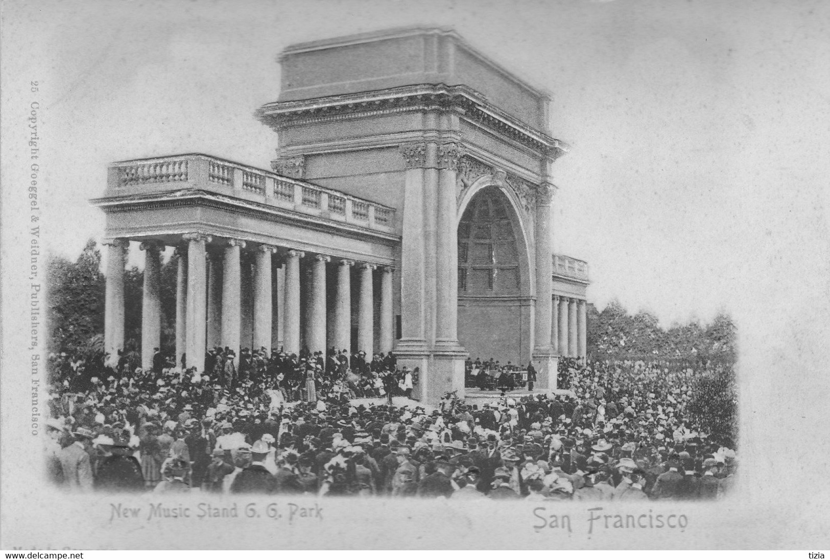 New Music G.G. Park. San Francisco.( Carte Gauffréeà - San Francisco