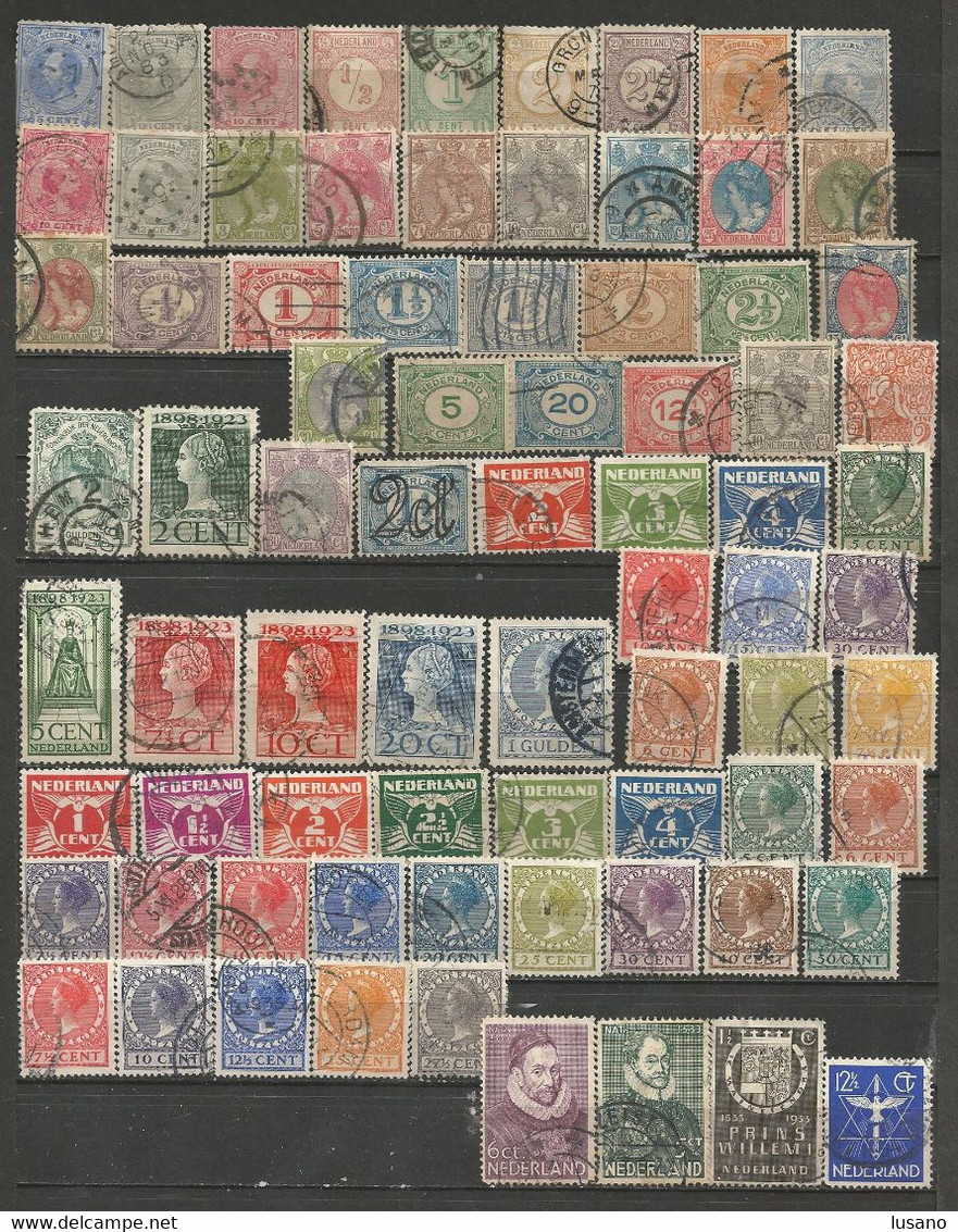 Pays-Bas - Collection De Timbres Oblitérés Tous Différents - Quelques 2ème Choix - Collections (sans Albums)