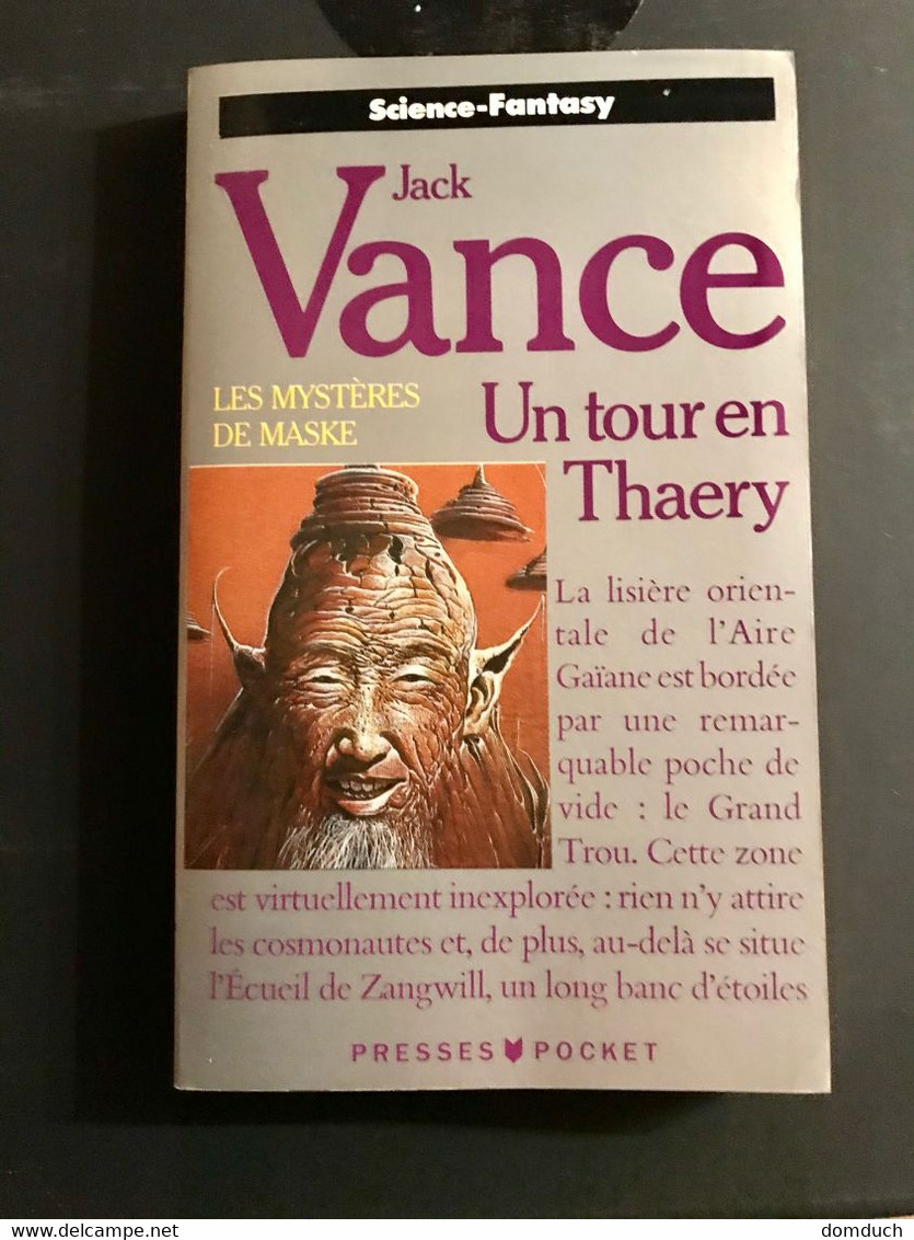 POCKET Science-Fantasy N° 5124    Un Tour En Thaery    LES MYSTERES DE MASKE    Jack VANCE    252 Pages - 1992 - Presses Pocket