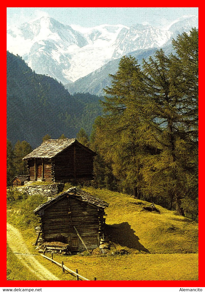 TARJETA POSTAL DE SUIZA VAL D'HÉRENS FOTO PANORAMICA - Sonstige & Ohne Zuordnung