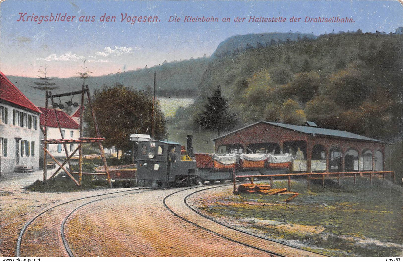 Vogesen-Vosges-Grandfontaine-Vallée Bruche-Donon-Salm-Kleinbahn-Feldbahn-Station Drahtseilbahn-Bahnhof-Train-Krieg-14/18 - Otros & Sin Clasificación