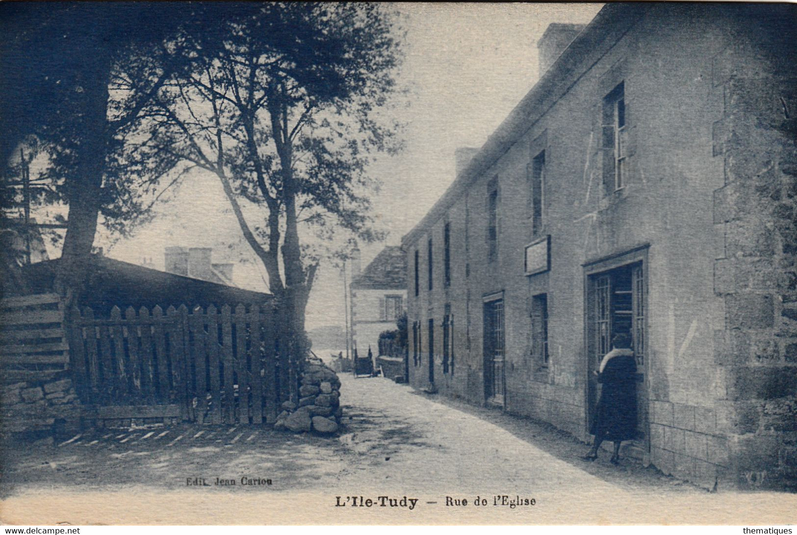 Thematiques 29 Finistère Loctudy Ile Tudy Rue De L'Eglise - Loctudy