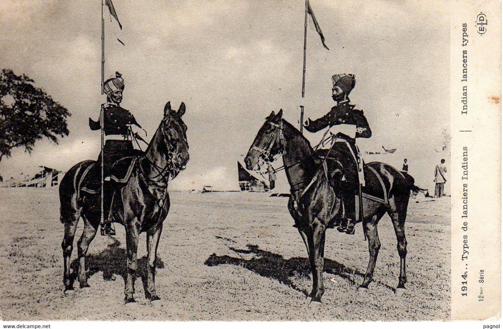 Guerre 14-18 : Armée Indiennes : Type De Lanciers - Guerre 1914-18