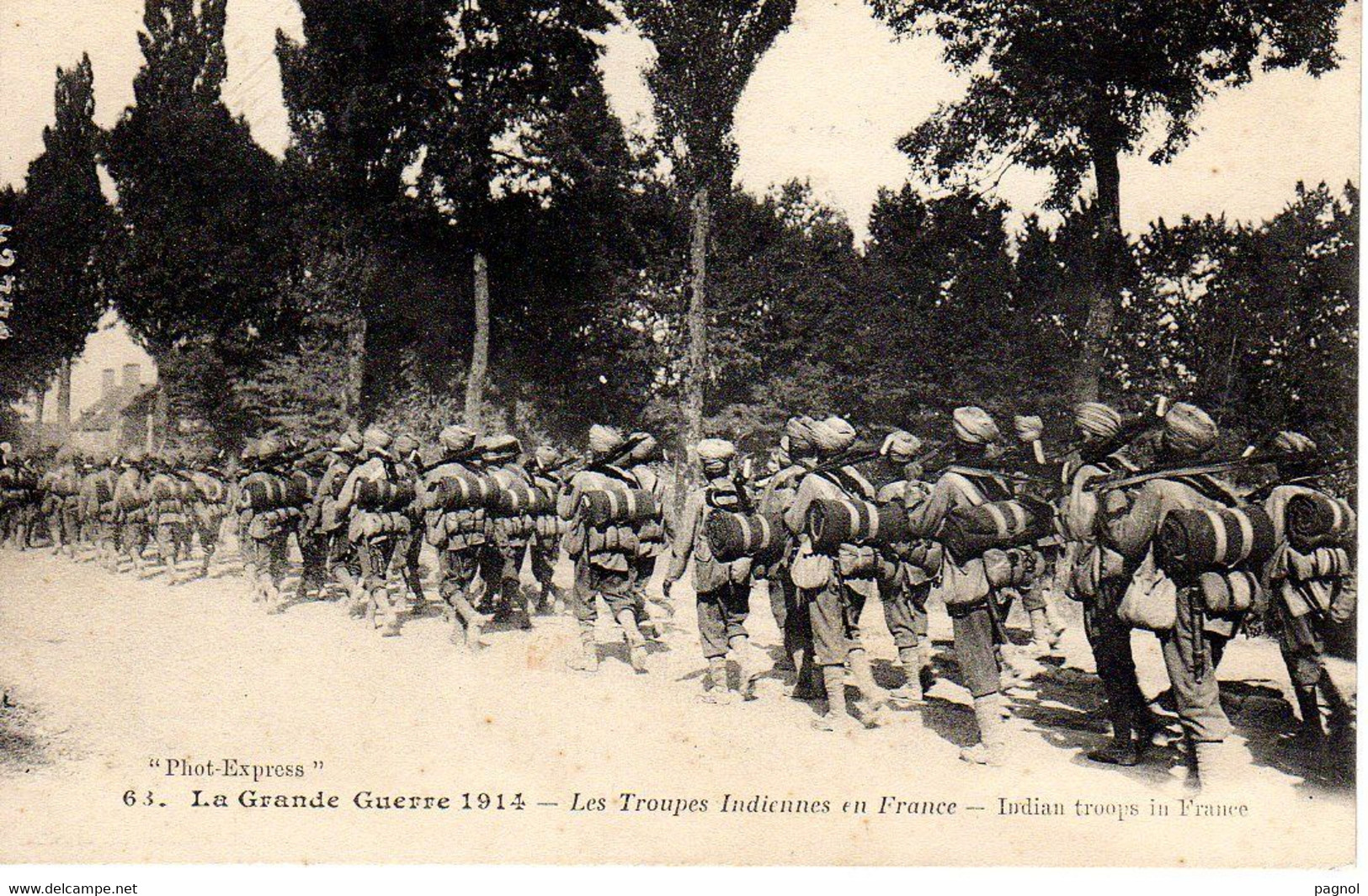 Guerre 14-18 : Armée Indiennes : Troupes Indiennes En France - War 1914-18
