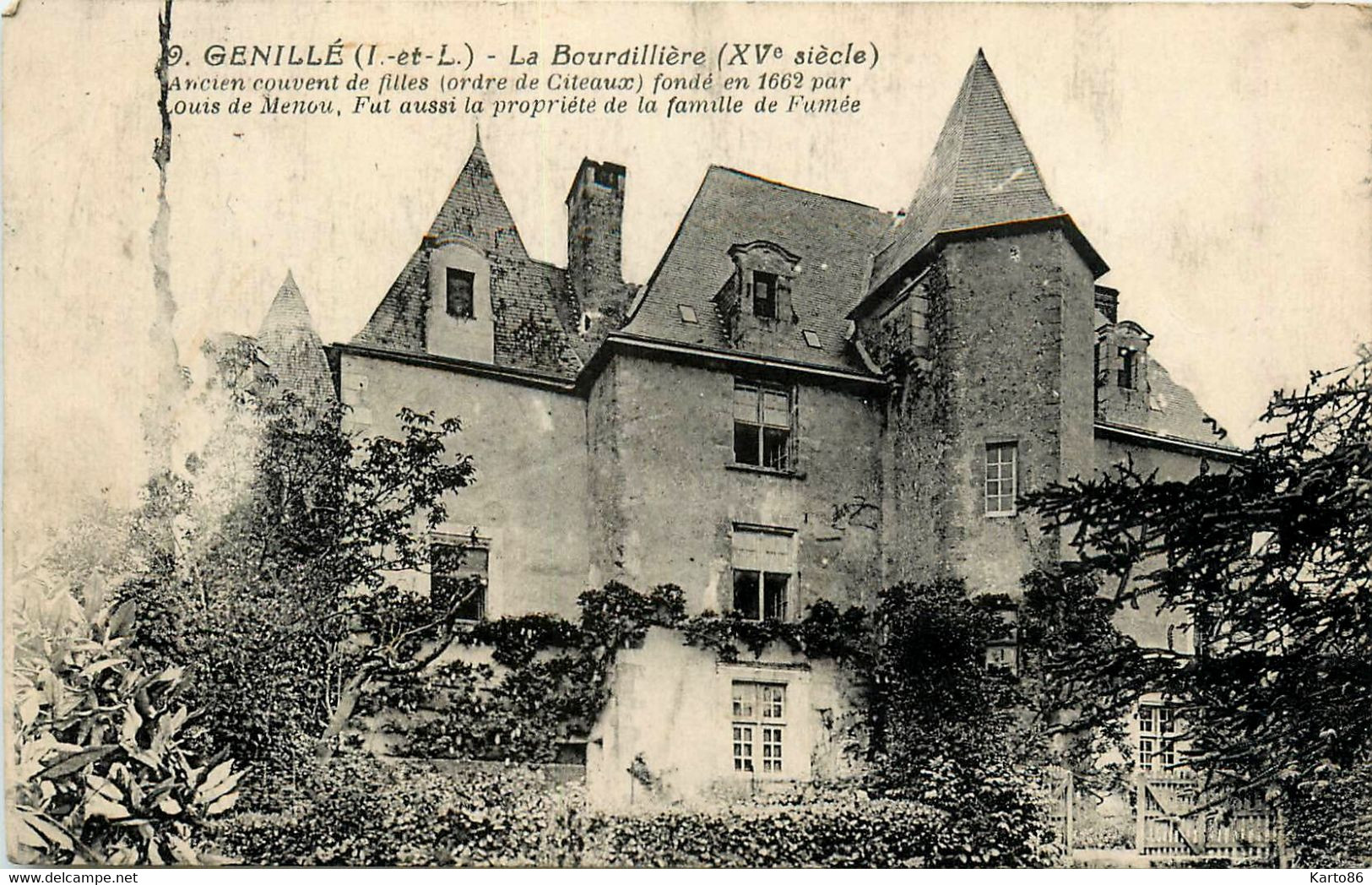 Genillé * La Bourdillière * Ancien Couvent De Filles - Genillé