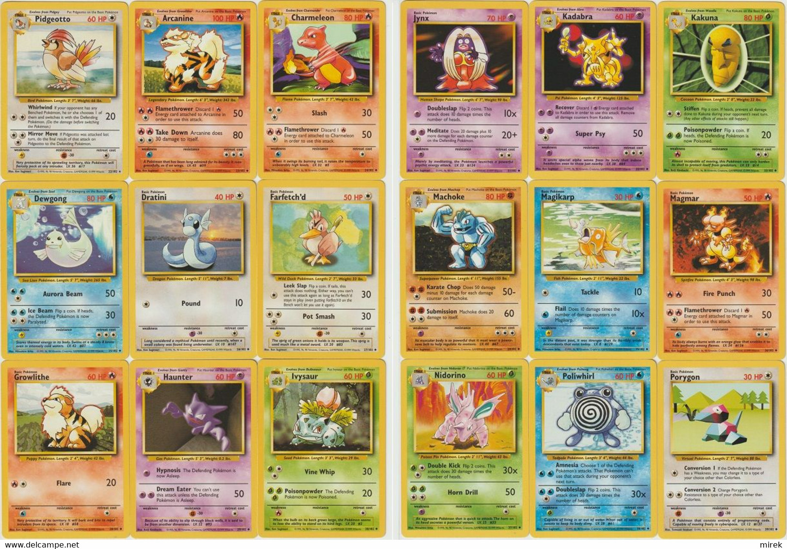 Pokemon (engl.): Base Set - Almost Complete (missing 5 Cards) + 1; Unplayed - NM/MT; My Collection - Lots & Collections