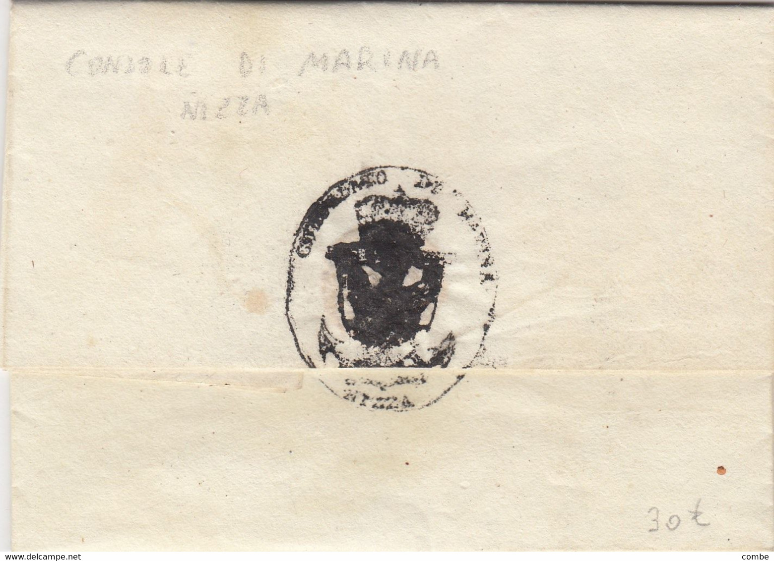 LETTRE. 29 MAI 1827. NICE. CONSOLE DI MARINA NIZZA POUR LE DEPUTE. TEXTE EN ITALIEN - 1801-1848: Voorlopers XIX