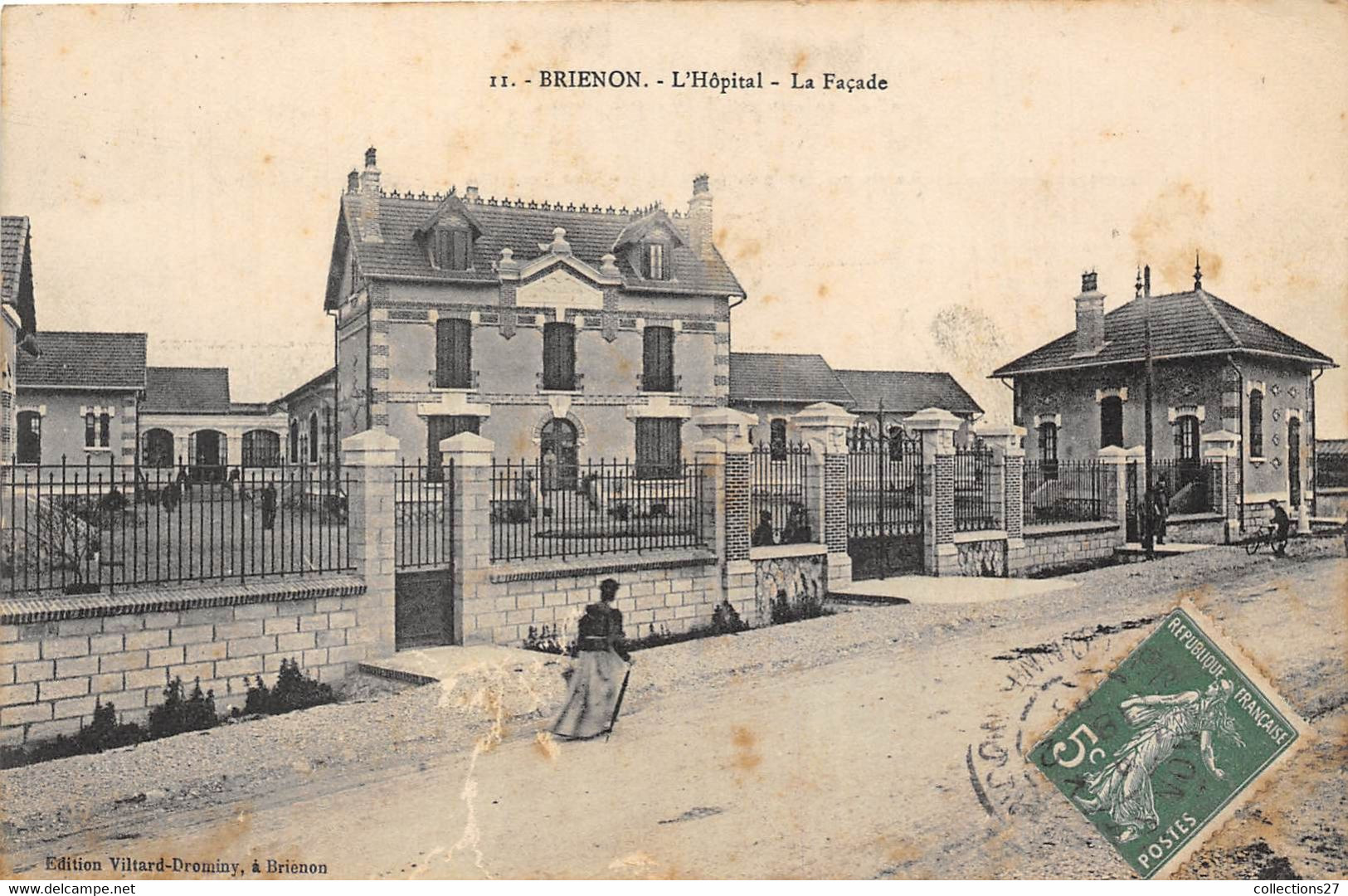 89-BRIENON- L'HÔPITAL , LA FACADE - Brienon Sur Armancon