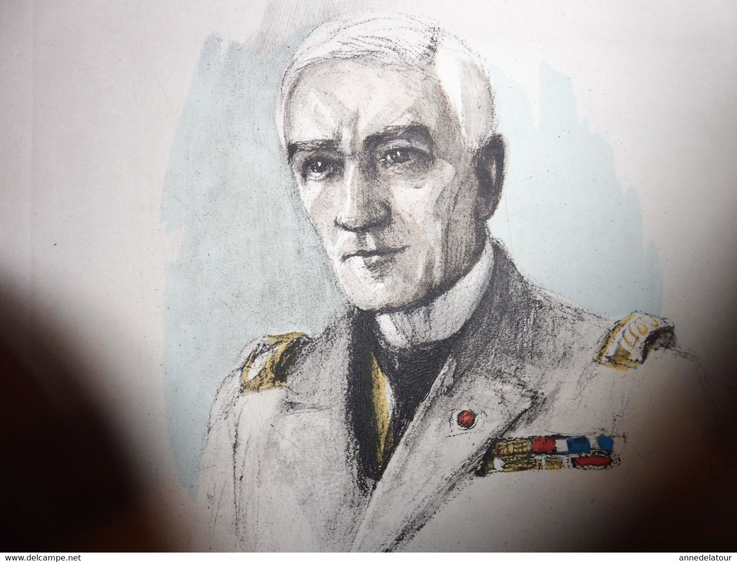 CHARLES FOUQUERAY , (Estampe Colorisée) Vice-amiral Varney ,Pl .  Am. 23  , Schwarz Edit - Estampas & Grabados