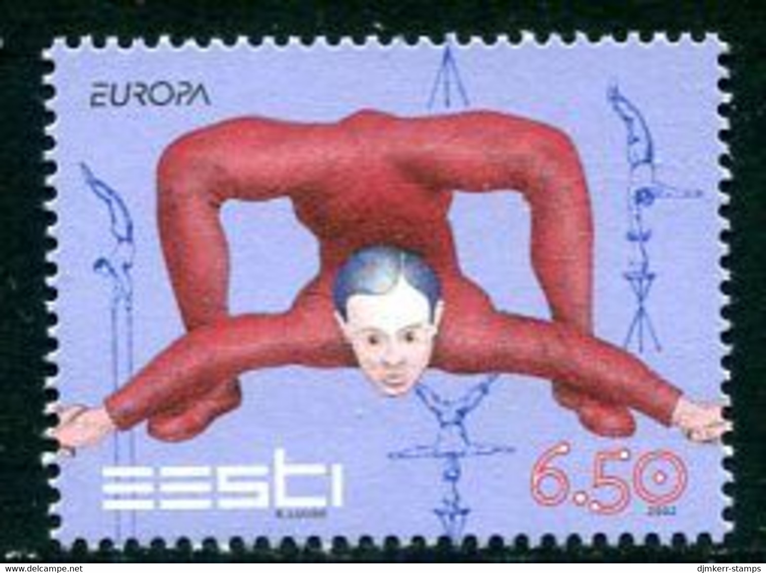 ESTONIA 2002 Europa: Circus  MNH / **.  Michel 437 - Estonia