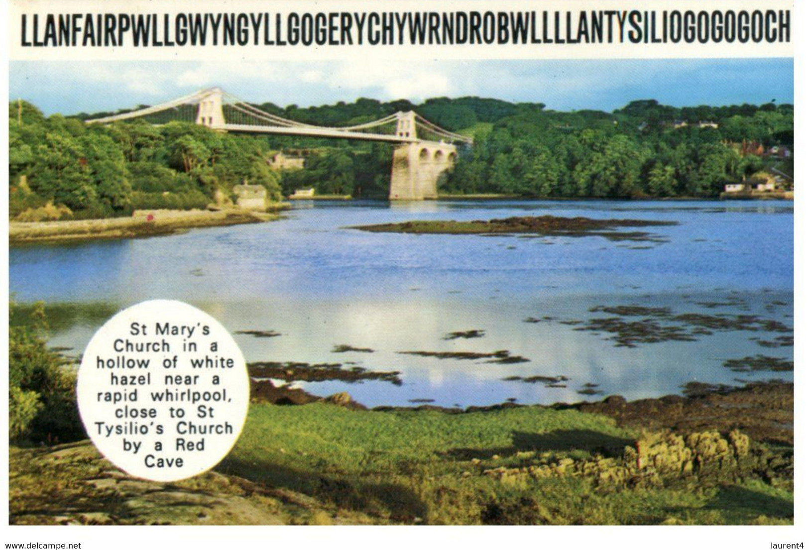 (AA 20)  UK - Wales - Llanfair­pwllgwyngyll­gogery­chwyrn­drobwll­llan­tysilio­gogo­goch - Anglesey