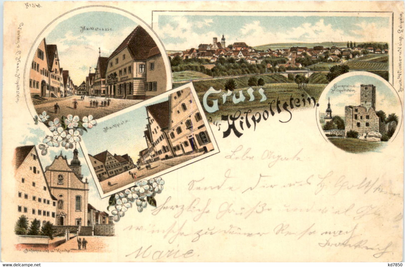 Gruss Aus Hilpoltstein - Litho - Other & Unclassified