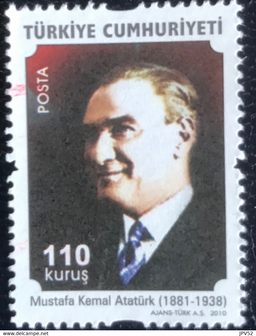 Türkiye - Turkije - Turquie - P4/46 - (°)used - 2010 - Michel 3836 - Mustafa Kemal Atatürk - Used Stamps