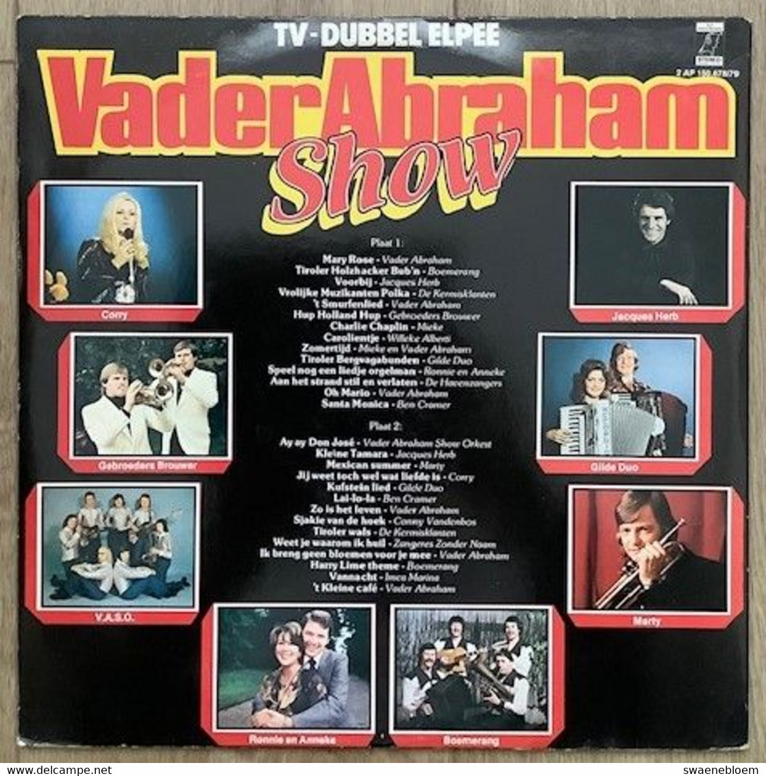 LP.- TV - DUBBEL ELPEE. VADER ABRAHAM SHOW. - Other - Dutch Music