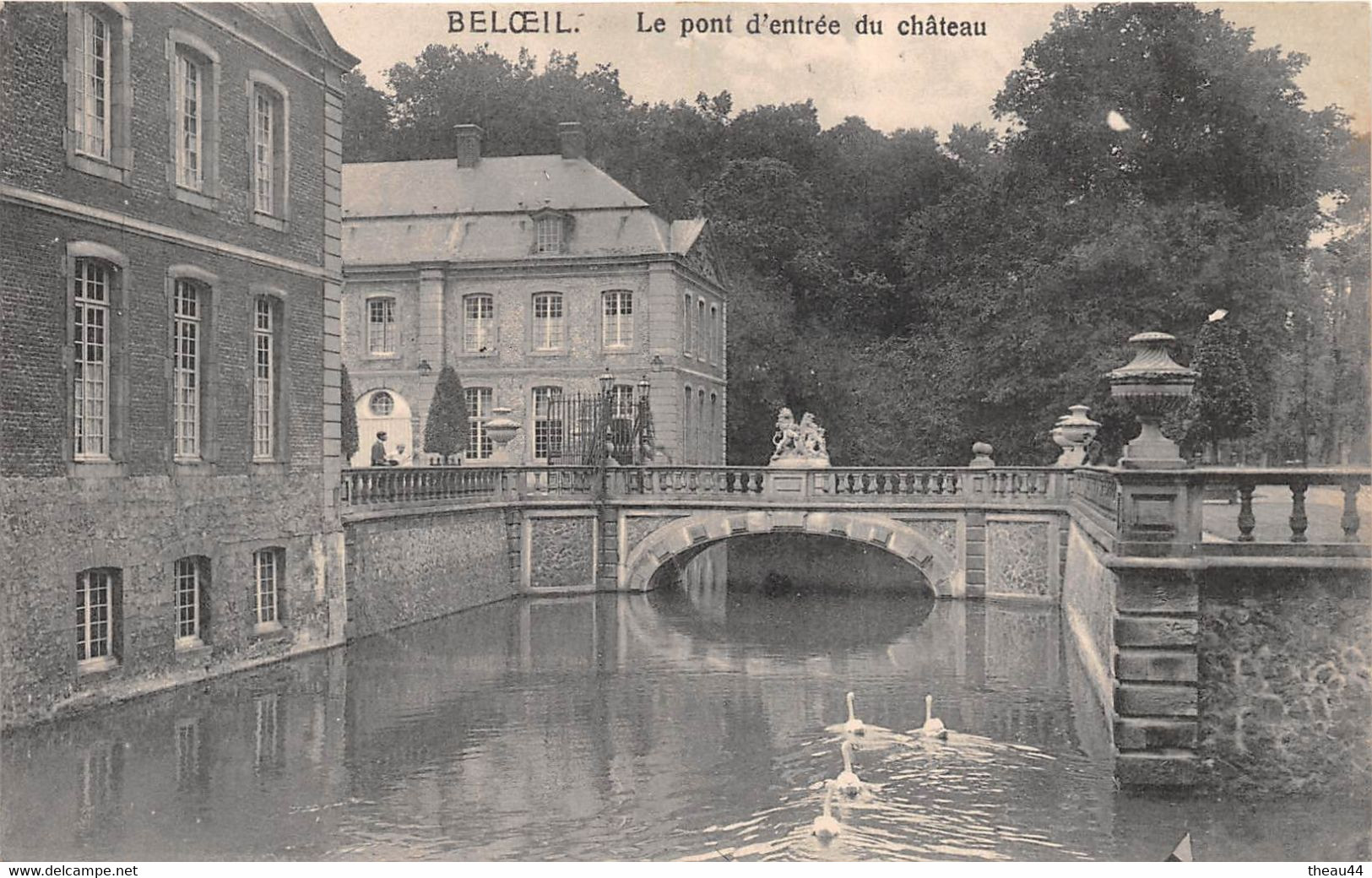 ¤¤  -  BELGIQUE   -  BELOEIL   -  Lot De 4 Cartes   -  Le Chateau    -  Cartes Décollées  -   ¤¤ - Belöil