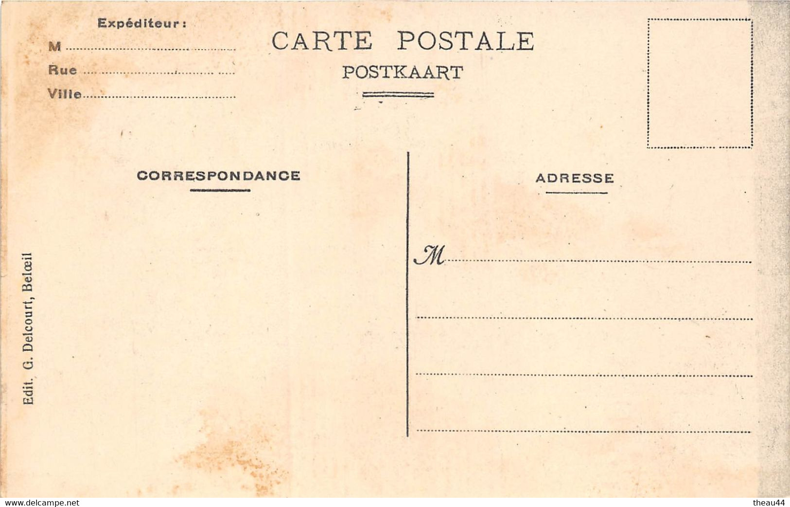 ¤¤  -  BELGIQUE   -  BELOEIL   -  Lot De 4 Cartes   -  Le Chateau    -  Cartes Décollées  -   ¤¤ - Beloeil