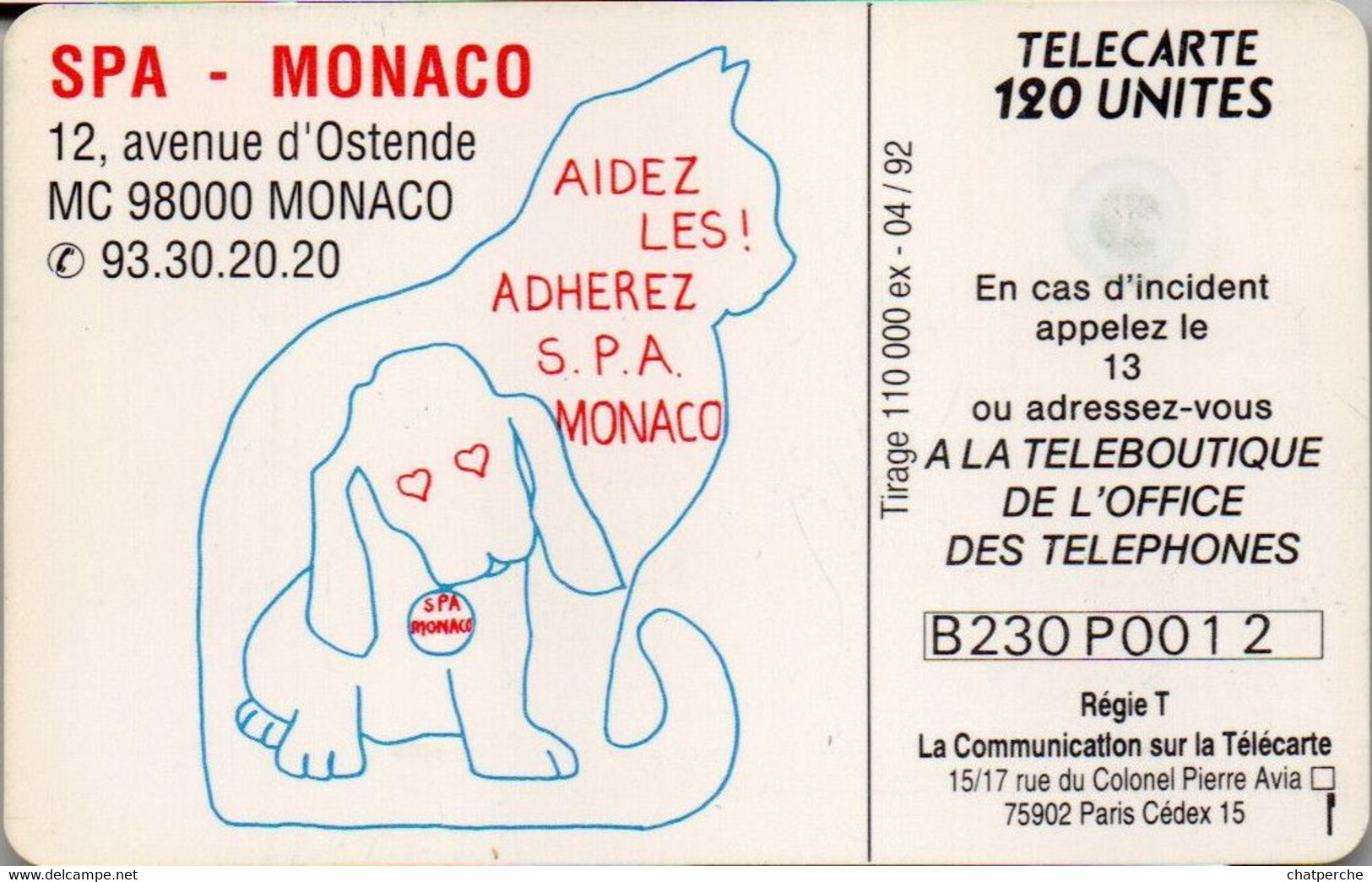 TÉLÉCARTE PHONECARD MONACO OFFICE DES TÉLÉPHONES SPA MONACO PANORAMA PRINCIPAUTÉ 120 UNITÉS UTILISÉE - Mónaco