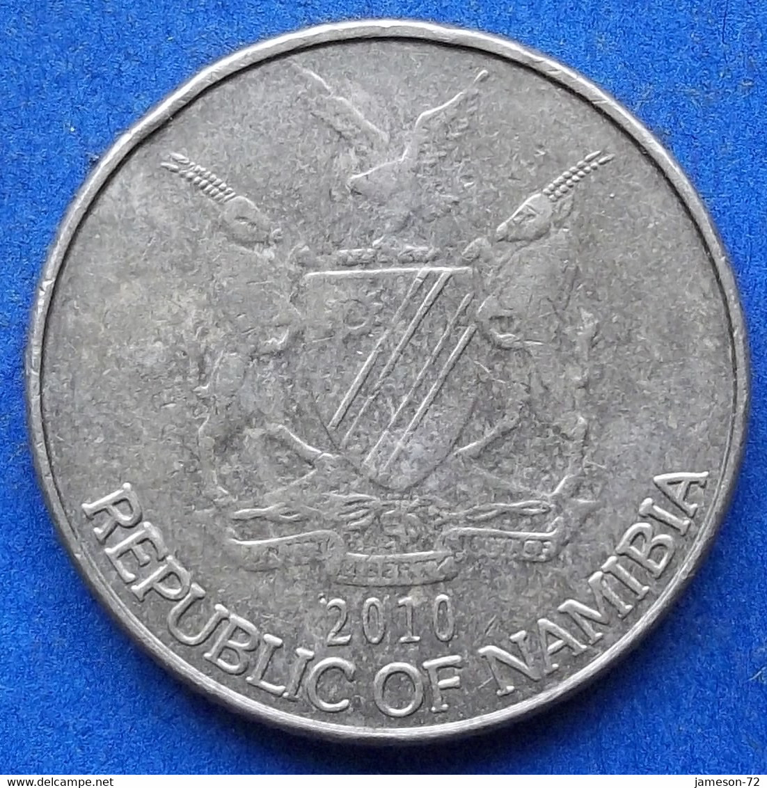 NAMIBIA - 1 Dollar 2010 KM# 4 Independent Republic (1990) - Edelweiss Coins - Namibië