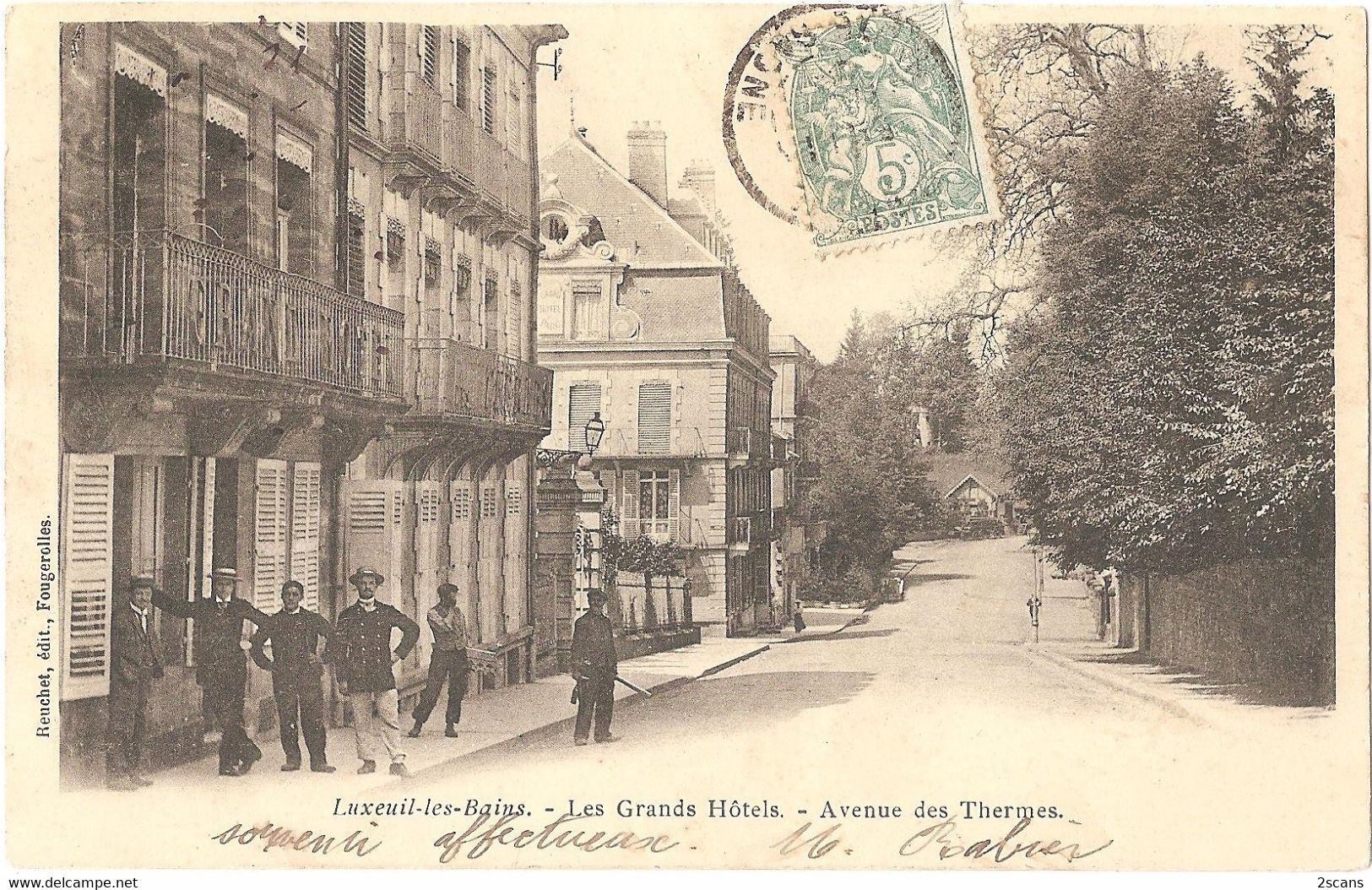Dépt 70 - LUXEUIL-LES-BAINS - Les Grands Hôtels - Avenue Des Thermes - (Reuchet, édit.) - Luxeuil Les Bains