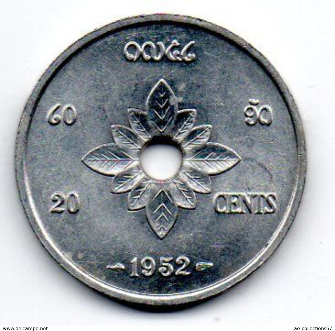 Laos - 20 Cents 1952 - SUP - Laos