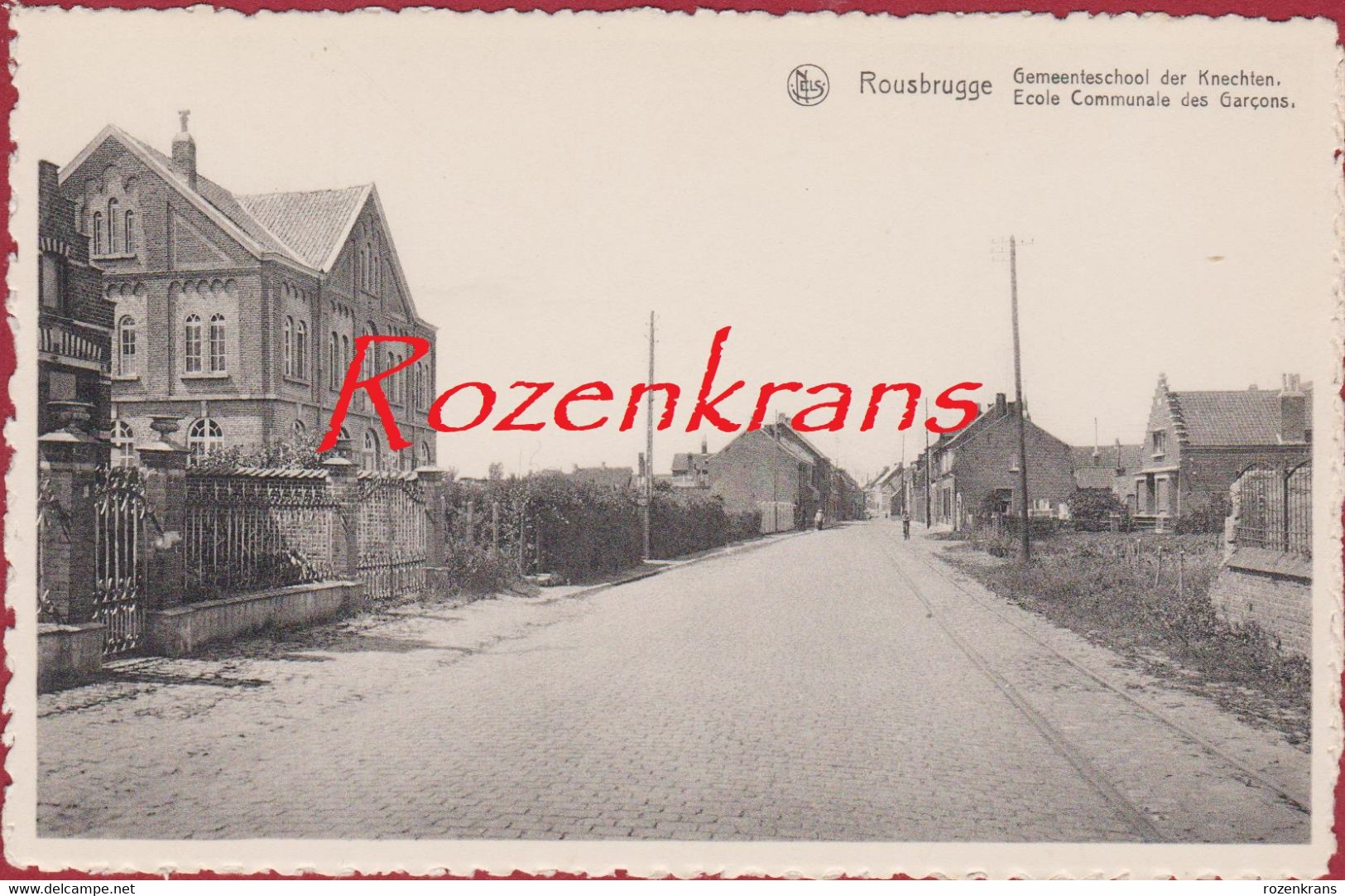 Roesbrugge Rousbrugge - Poperinge  Gemeenteschool Der Knechten (In Zeer Goede Staat) - Poperinge