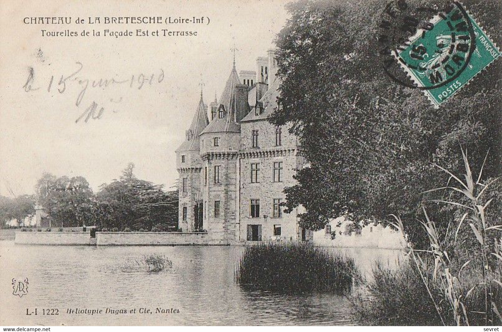 CHATEAU DE LA BRETESCHE. - Tourelles De La Façade Est Et Terrasse - Pontchâteau