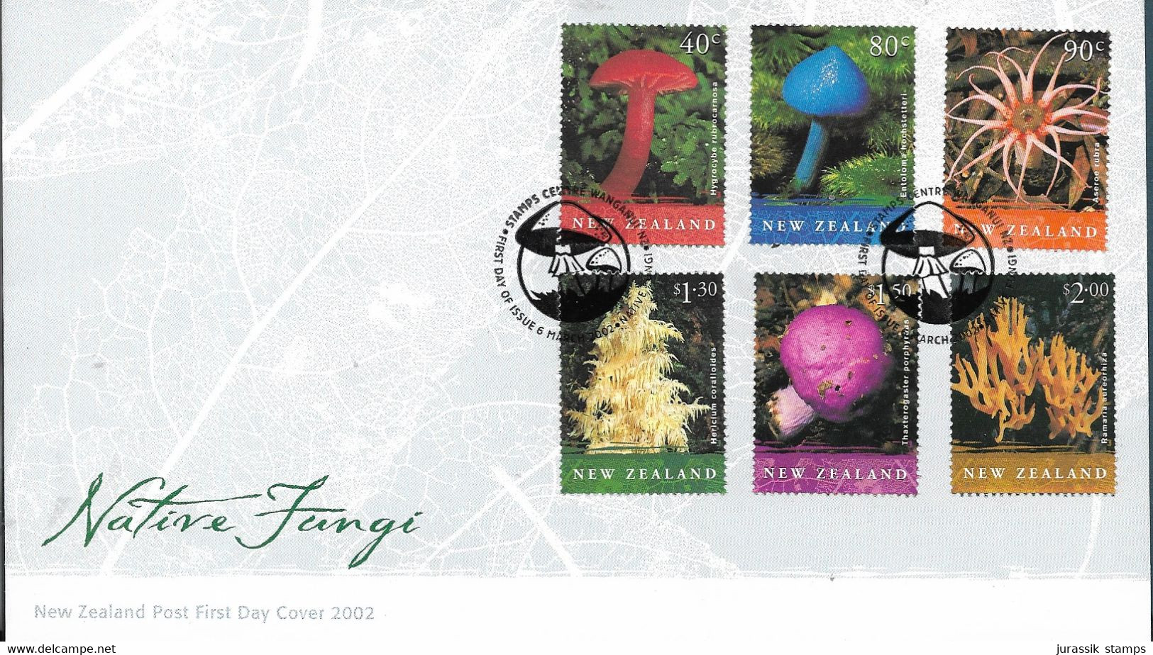 New Zealand   - 2002 FDC - NATIVE FUNGI  - 1735 - Storia Postale