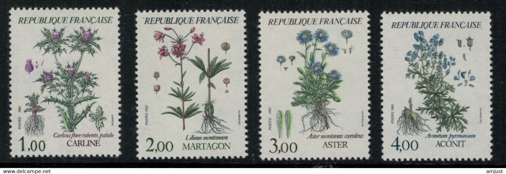 France // 1983 // Plantes Médicinales Neufs** MNH No. Y&T 2266-2269 - Ongebruikt