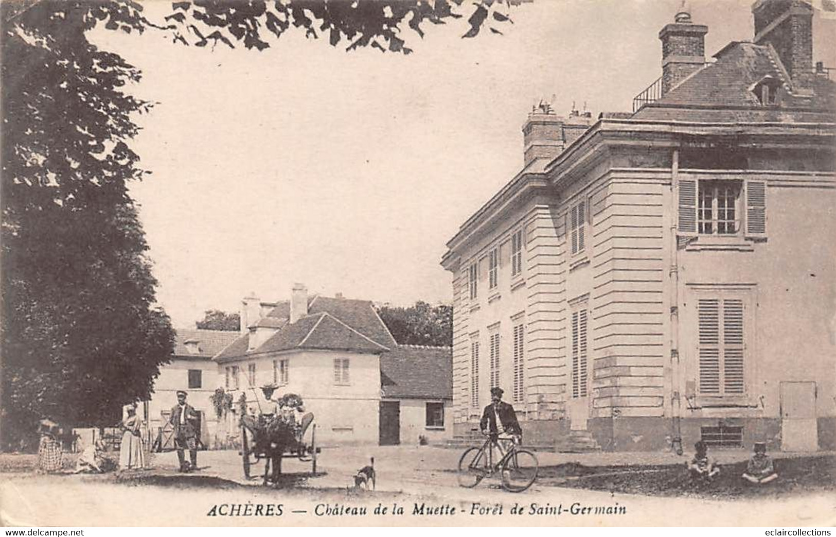 Achères         78         Château De La Muette. Forêt De St Germain          (voir Scan) - Acheres