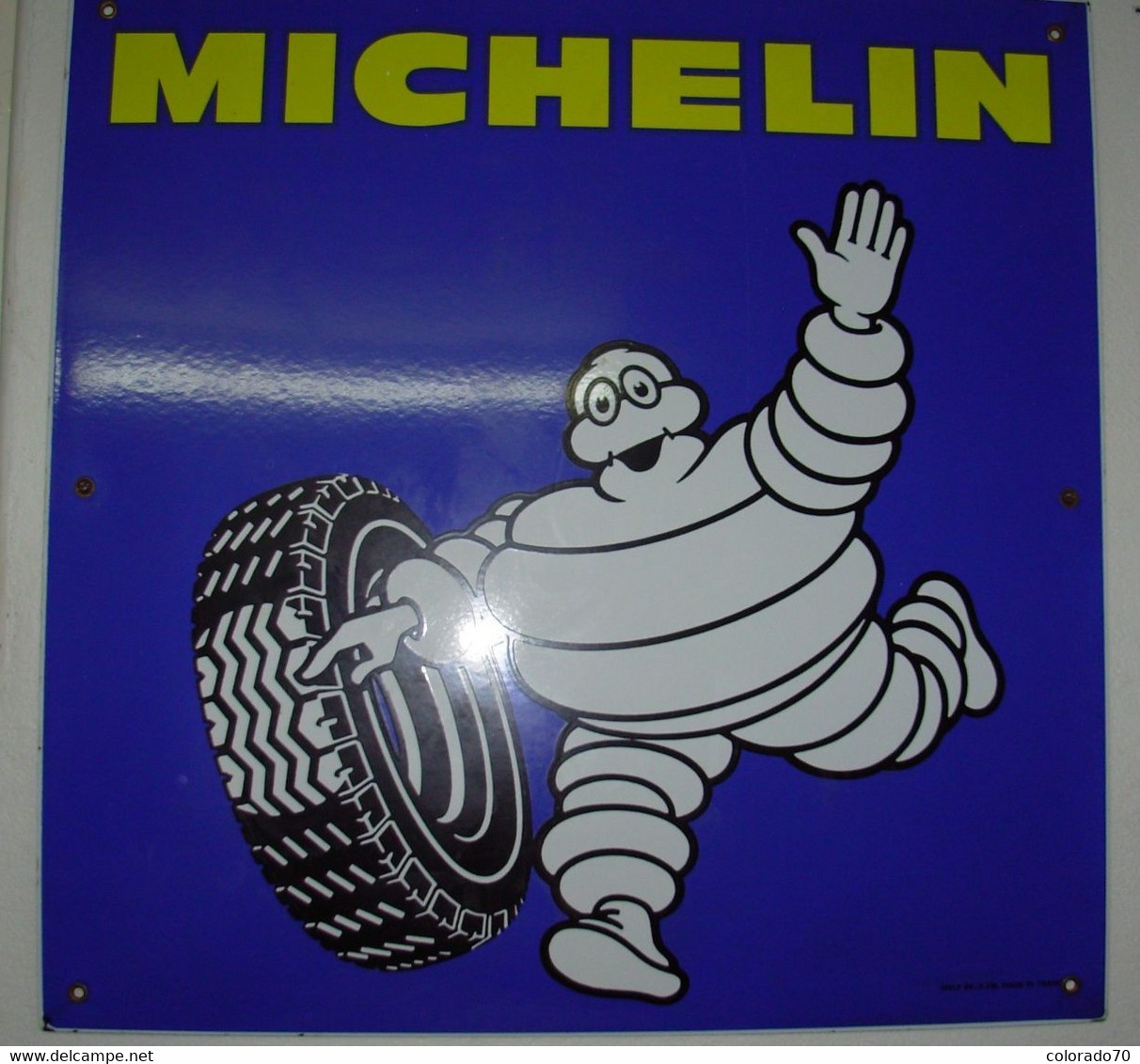 PLAQUE MICHELIN Tôle  , émaillée Neuve .... - Plaques émaillées (après 1960)