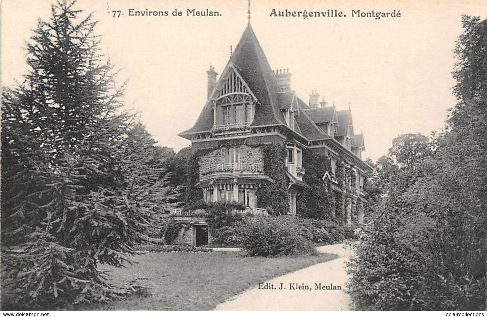 Aubergenville           78         Montgardé.    Château        (voir Scan) - Aubergenville