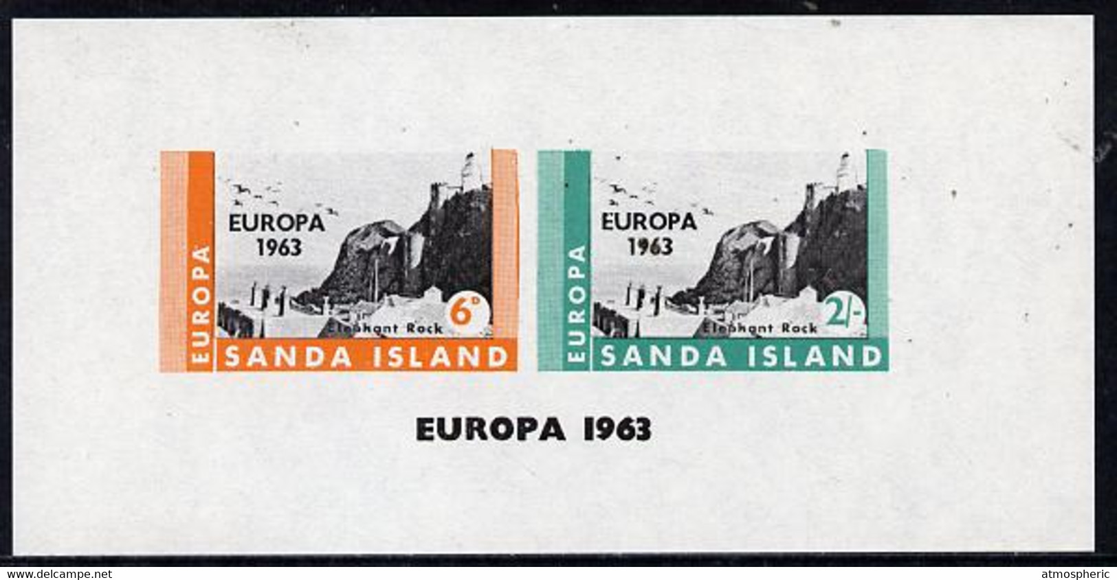 Sanda Island 1963 Europa Imperf M/sheet Showing Lighthouses U/M - Sin Clasificación