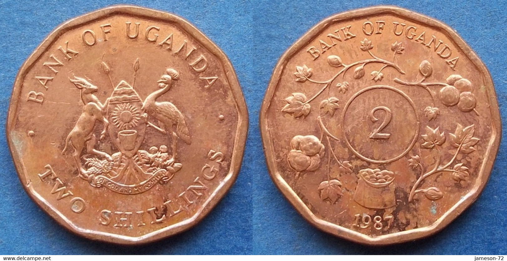 UGANDA - 2 Shillings 1987 KM# 28 Republic Since 1962 - Edelweiss Coins - Oeganda