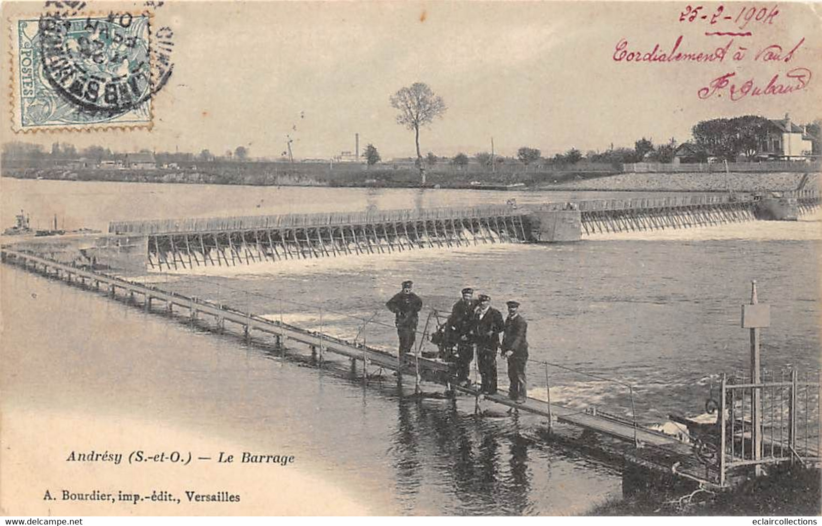 Andrésy           78        Le Barrage            (voir Scan) - Andresy