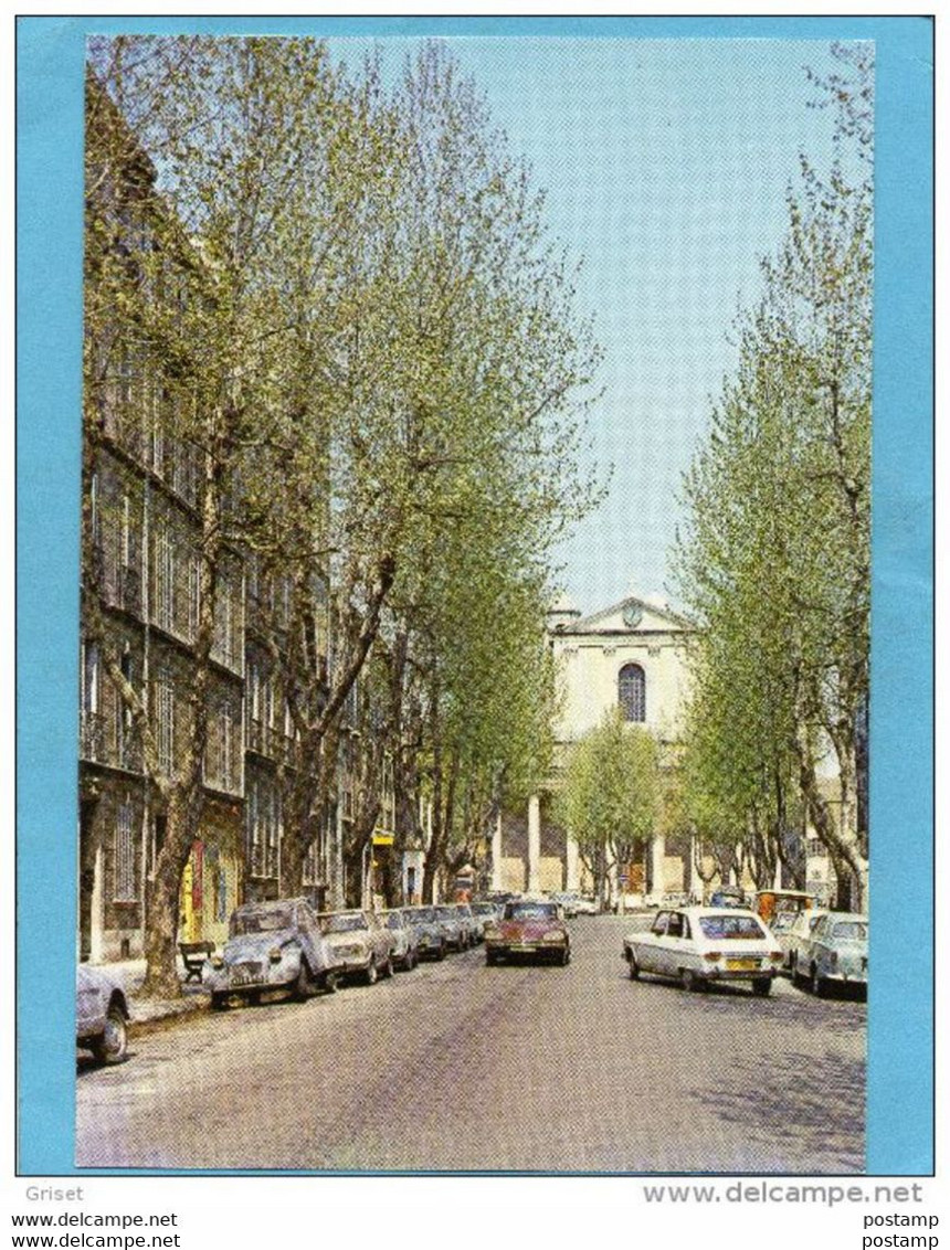 MARSEILLE -CHARTREUX- Bd  D'arras -auros DS Er 2CV Citroën+ Plus Autre Au Fond églse-années 60-édition Italcolor - Cinq Avenues, Chave, Blancarde, Chutes Lavies