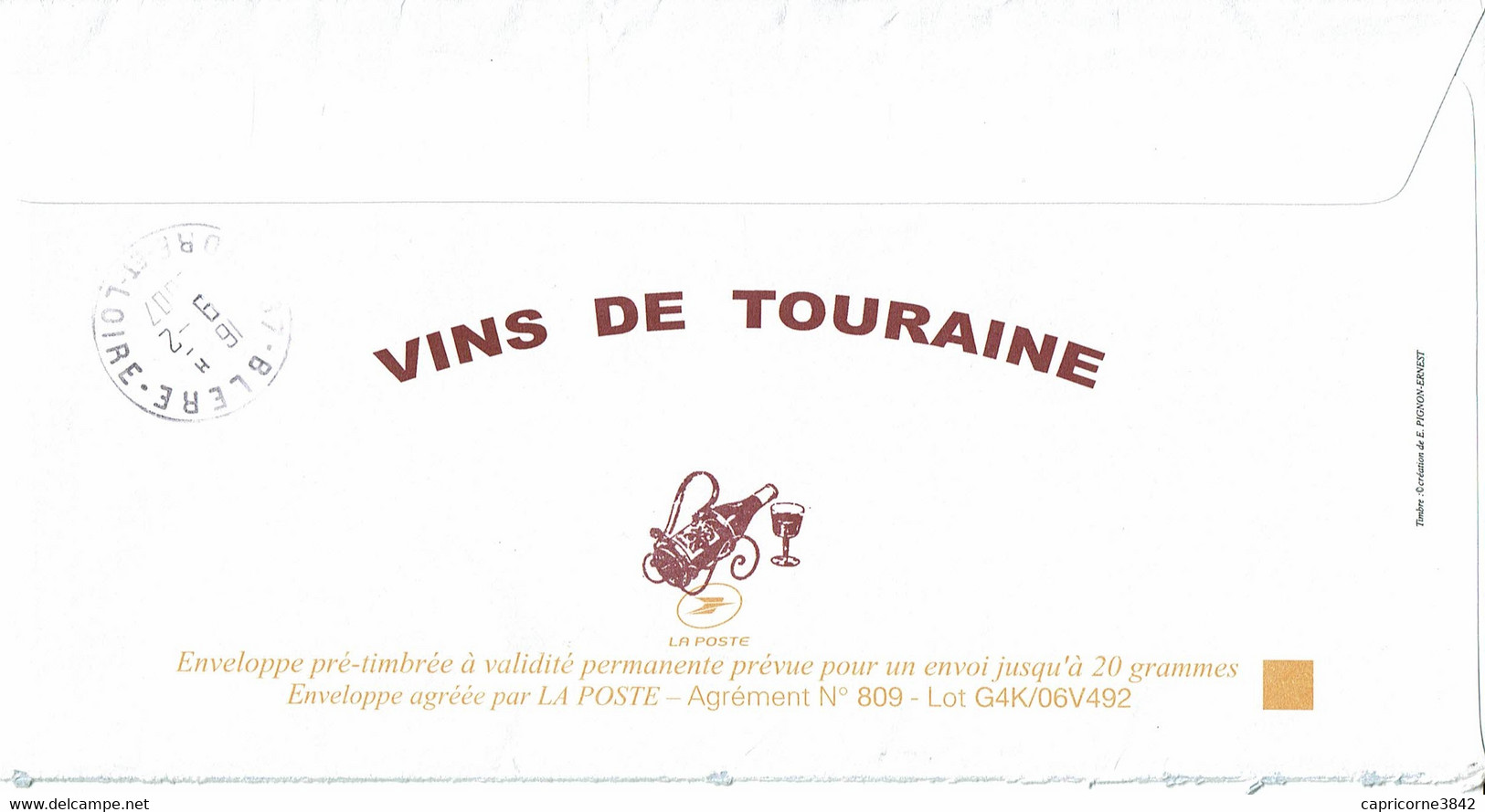 Enveloppe PAP à Fenêtre - Tp L'ART CHOREGRAPHIQUE - Repiquage Cellier Du Beaujardin  - Fausse Direction - Prêts-à-poster:  Autres (1995-...)