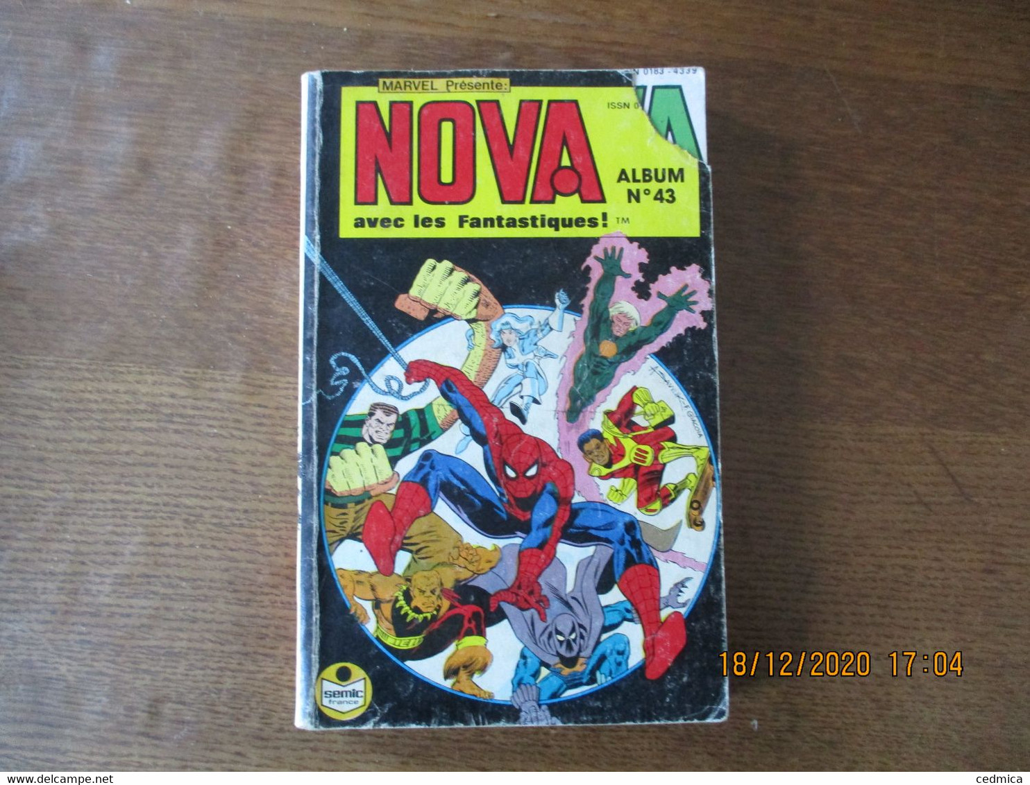 NOVA AVEC LES FANTASTIQUES! ALBUM N° 43 - Nova