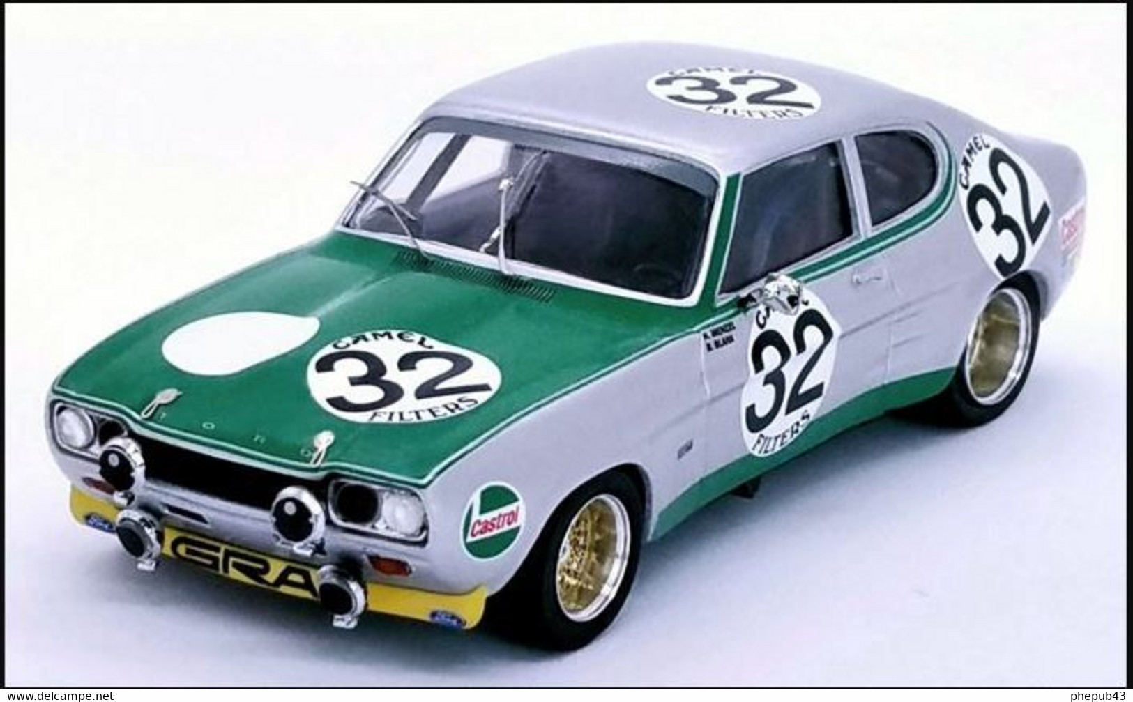 Ford Capri MKI RS 2600 - Harald Menzel/Bernd Blank - 24h Spa 1971 #32 - Troféu - Trofeu