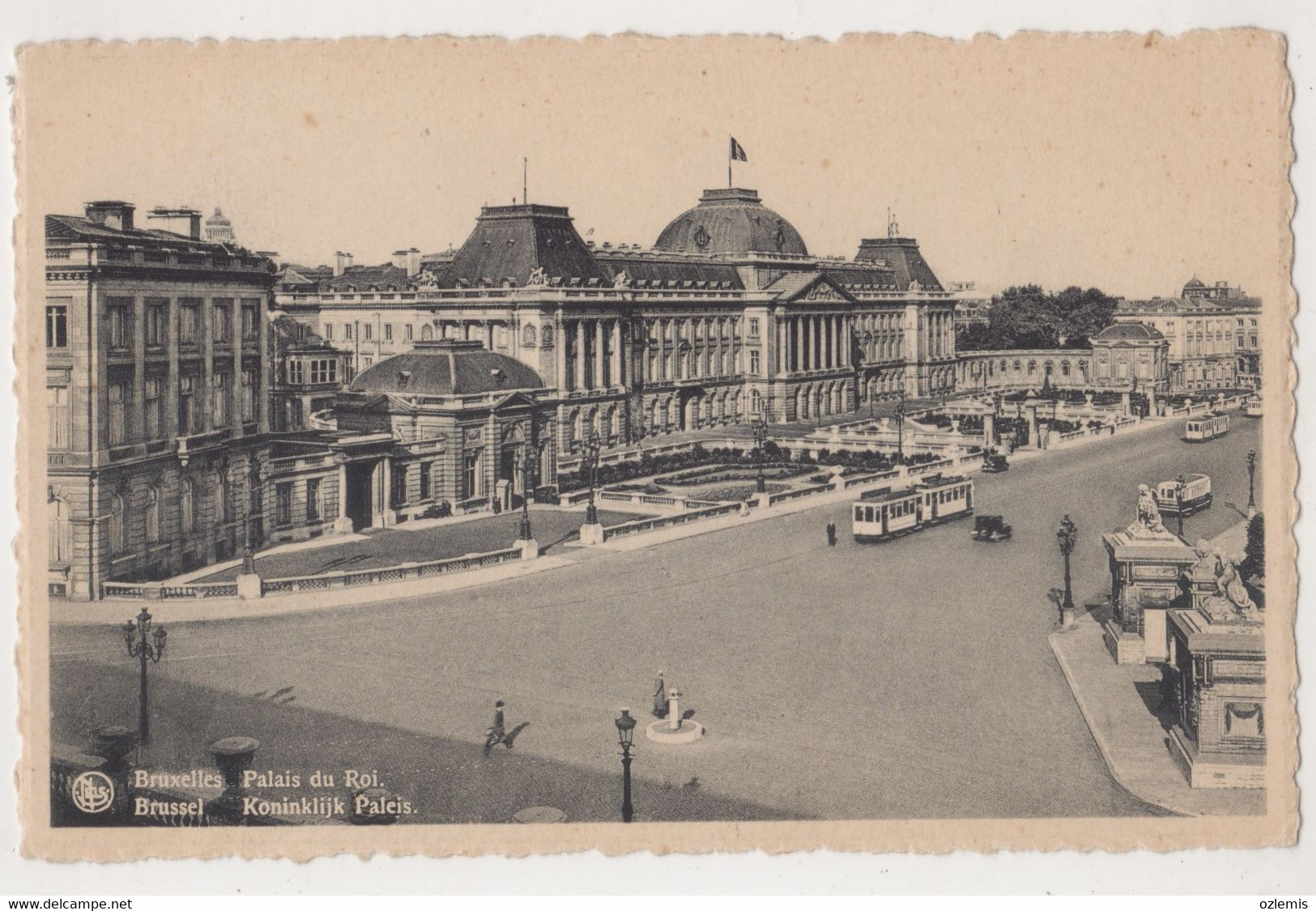 BELGIQUE BELGIE, BRUXELLES ,PLAIS DU ROI,TRAM,TRAMWAY PHOTOCARD - Transporte Público