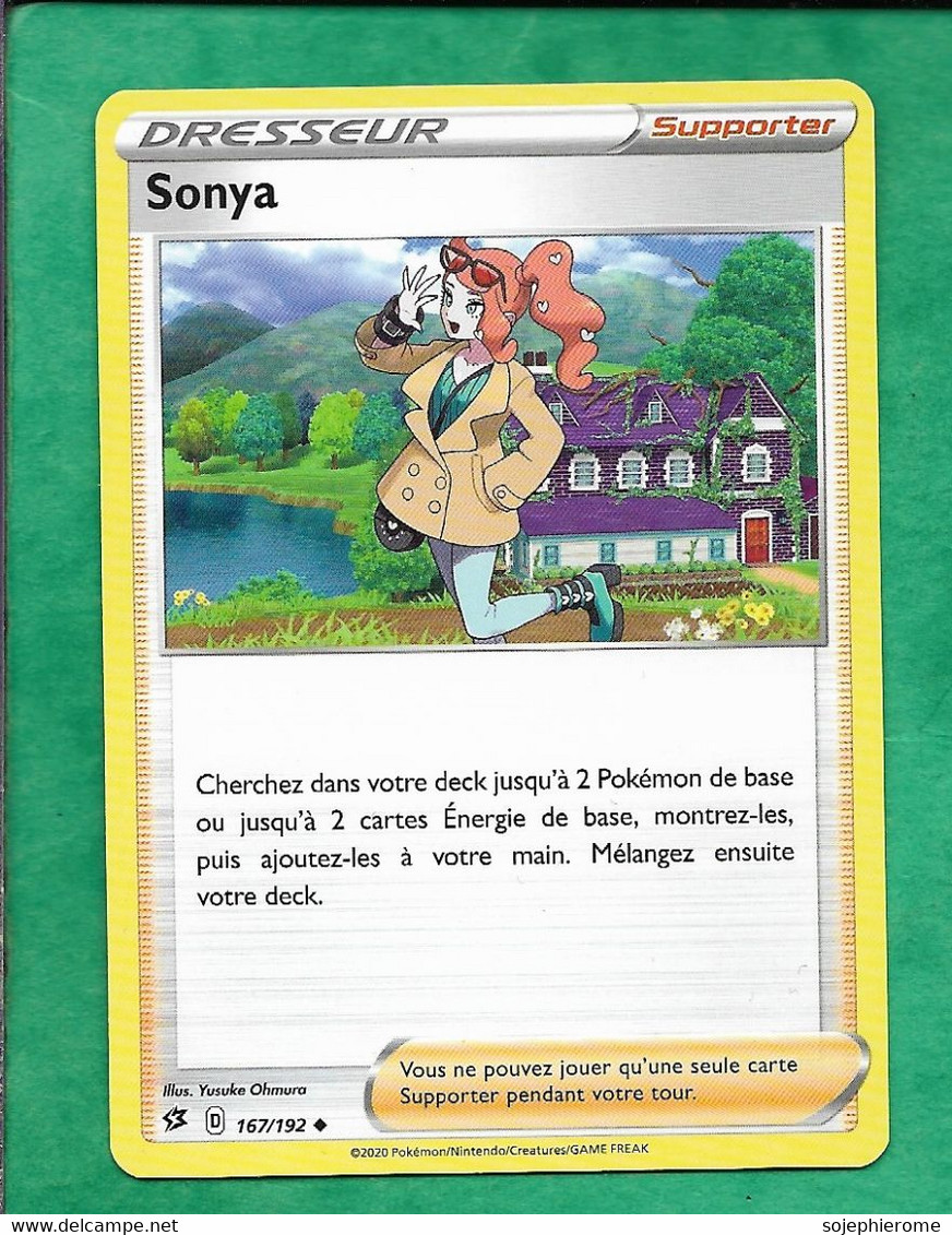 Pokémon 2020 Epée Et Bouclier Clash Des Rebelles 167/192 Sonya 2scans - Épée & Bouclier