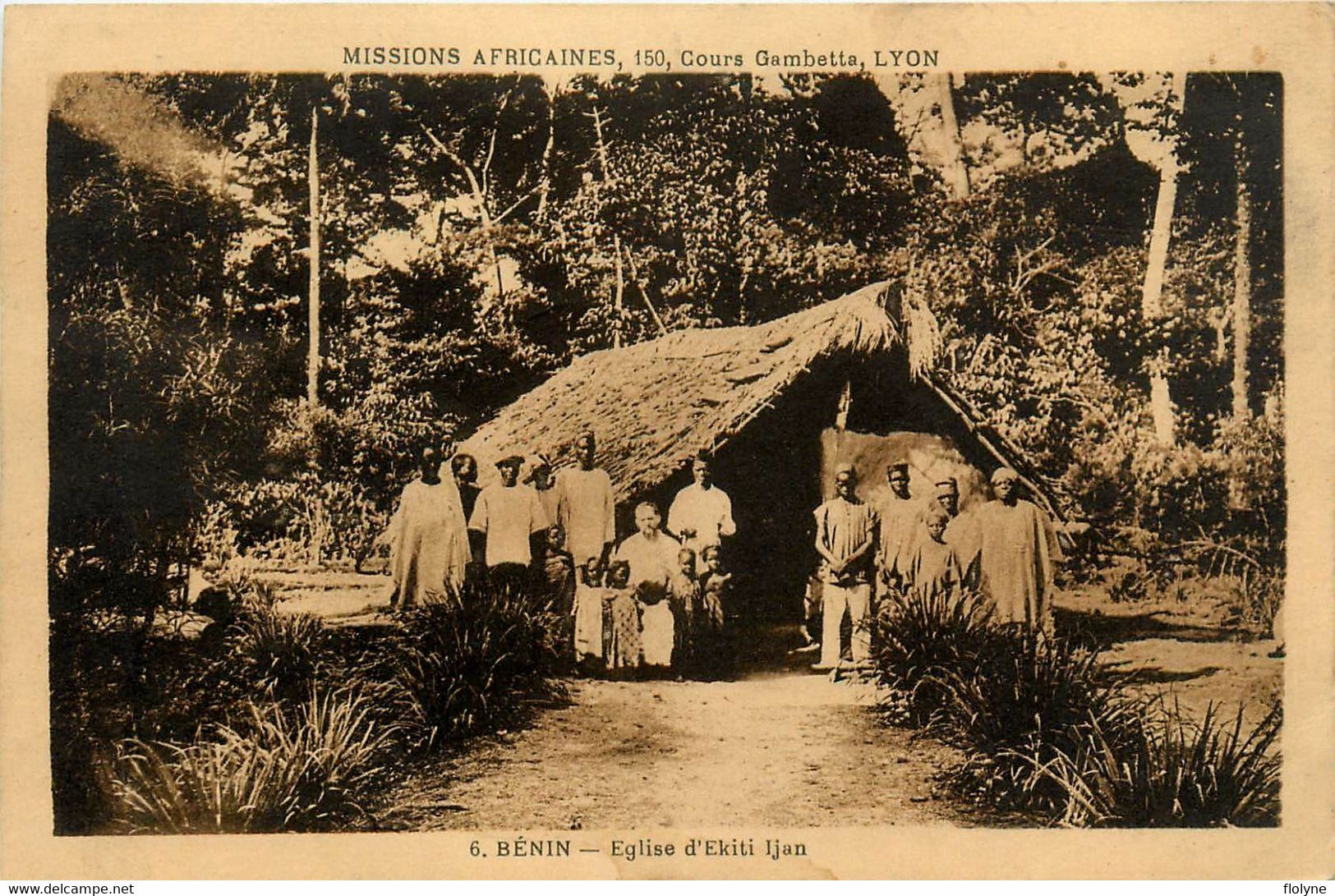 Bénin - église D' Ekiti Ijan - Séminaire Des Missions Africaines Lyon - Prêtre - Dahomey - Benín