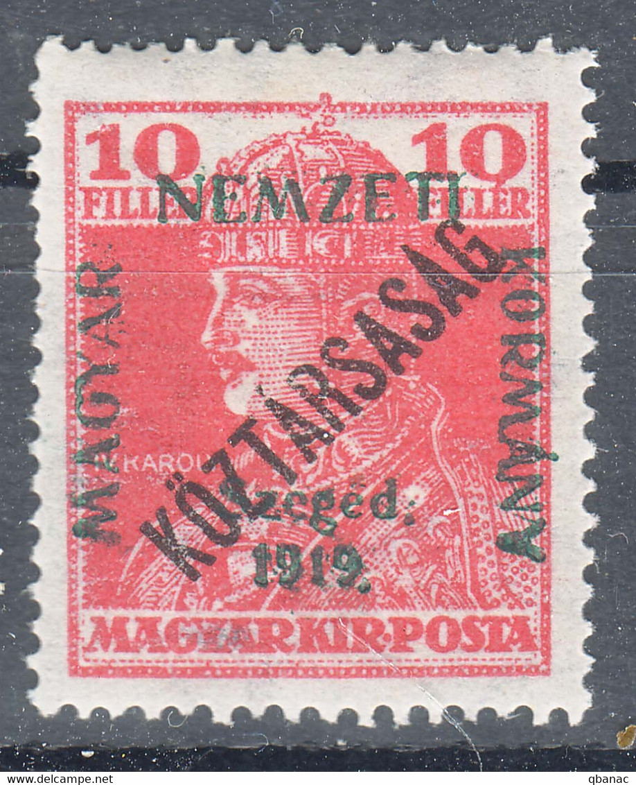 Hungary Szegedin Szeged 1919 Mi#36 Mint Hinged - Szeged