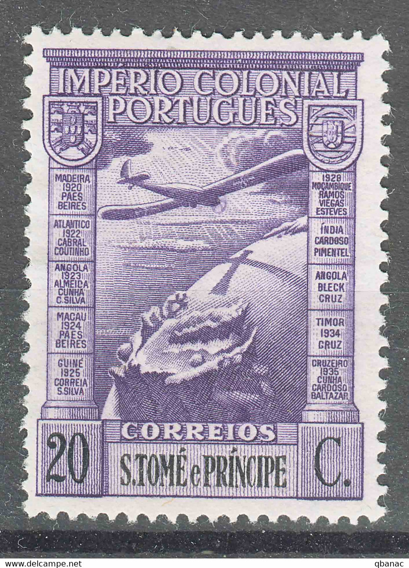 Portugal St. Thomas $ Prince, Sao Tome, Airmail 1939 Mi#343 MNG - St. Thomas & Prince