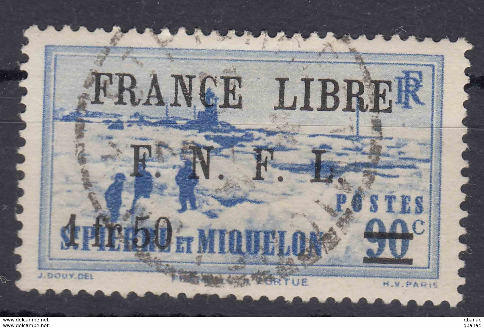 St. Pierre & Miquelon 1941 FRANCE LIBRE Mi#273 Used - Usati