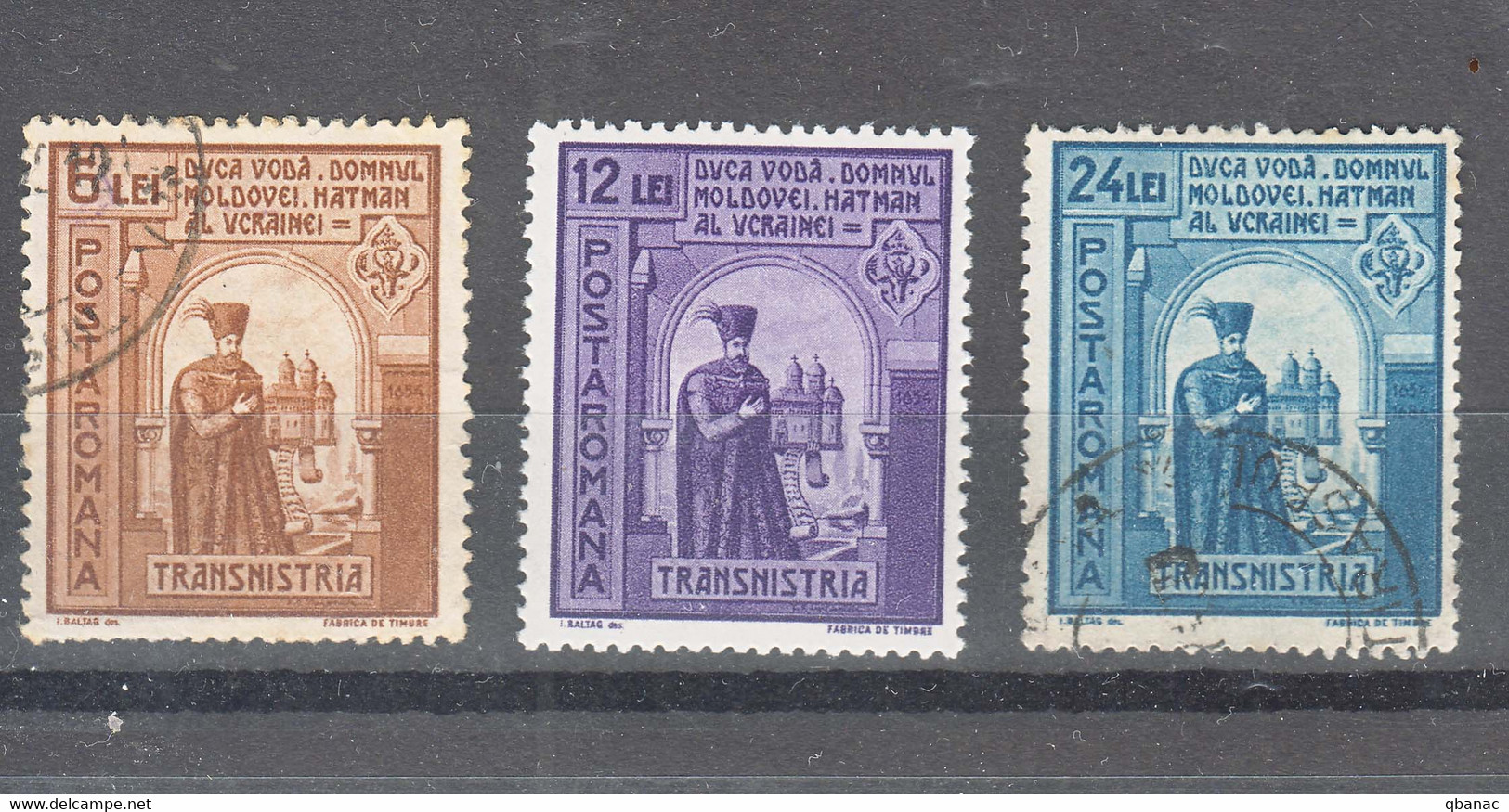 Romania 1941 Mi#703-705 Mint Hinged/used - Used Stamps