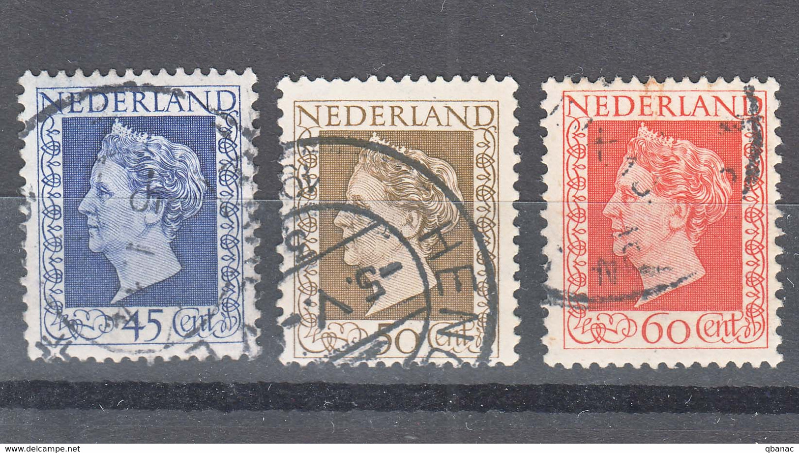 Netherlands 1948 Mi#500-502 Used - Gebruikt