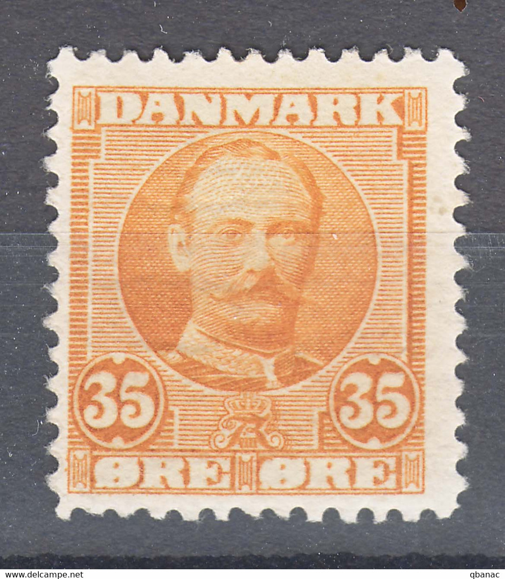 Denmark 1907 Mi#57 Mint Hinged - Unused Stamps