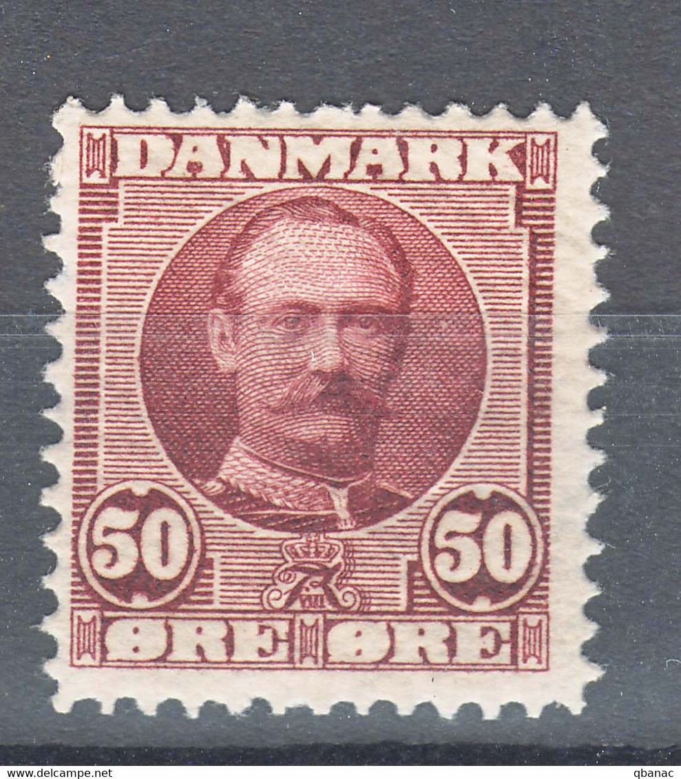 Denmark 1907 Mi#58 Mint Hinged - Unused Stamps